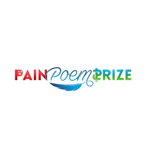 Pain Poem Prize - Playful Logo-ontwerp door cvektor™