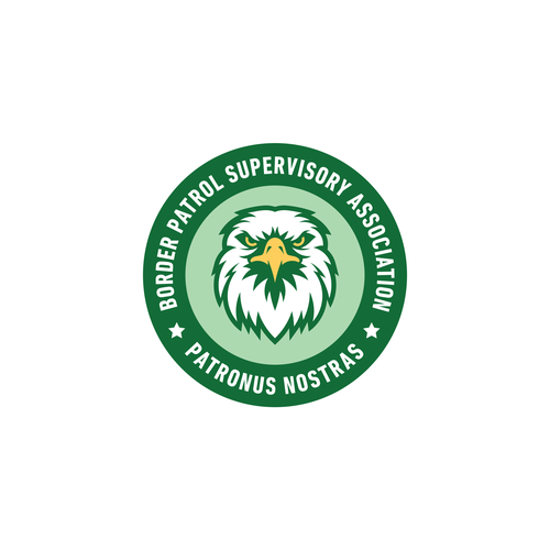 Border Patrol Supervisors Association Eagle Logo Design Design by iazm