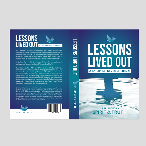 We need a captivating cover for our 1-year Devotional! Design by Nat Pearl Designs