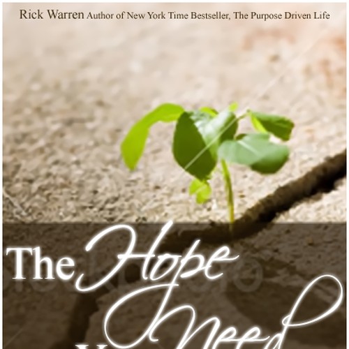 Design Rick Warren's New Book Cover Diseño de M473U5 4NDR3