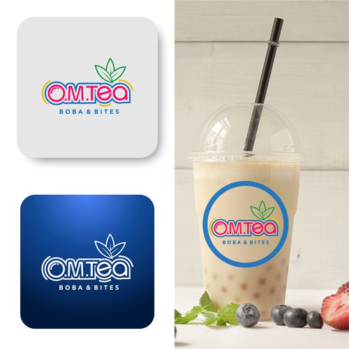 Design eye catching logo for bubble tea shop. Design by zenoartdesign