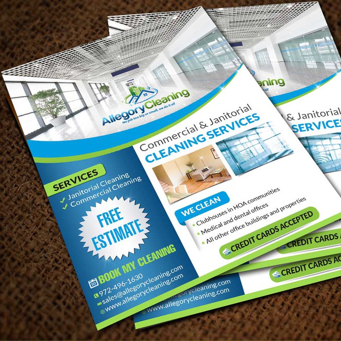 Printable flyer needed for Commercial Cleaning Company ...