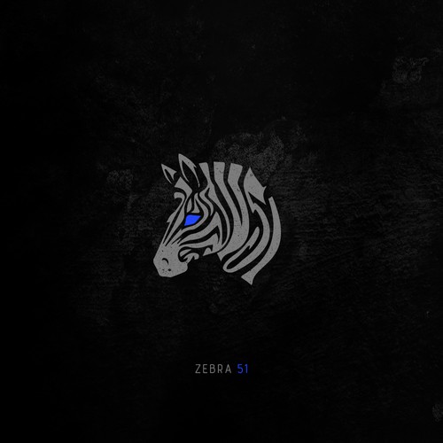 Edgy, Tough, Rugged, clothing Logo cleverly combining "Zebra" and "51" in a unique way. Design by c2apurva