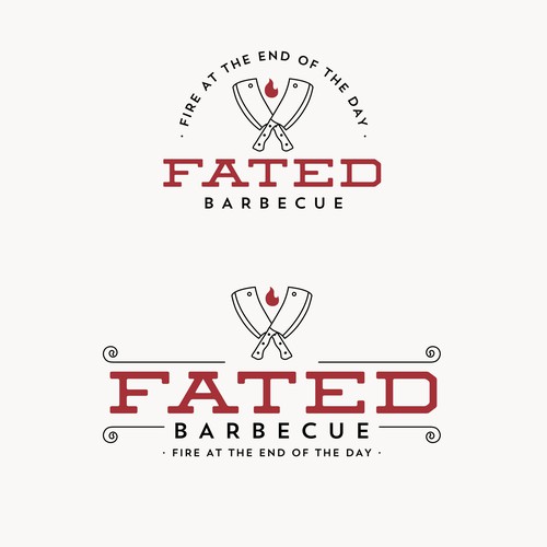 F.A.T.E.D. BBQ! Competition BBQ Team Logo NEEDED https://www.instagram.com/fated_bbq/-ontwerp door CBT