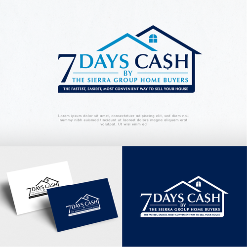 7 Days Cash  Logo Contest Design by Eli-