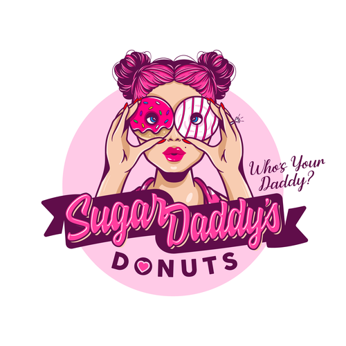 SUGAR DADDY DONUTS LOGO CONTEST Design by Evanscrea™