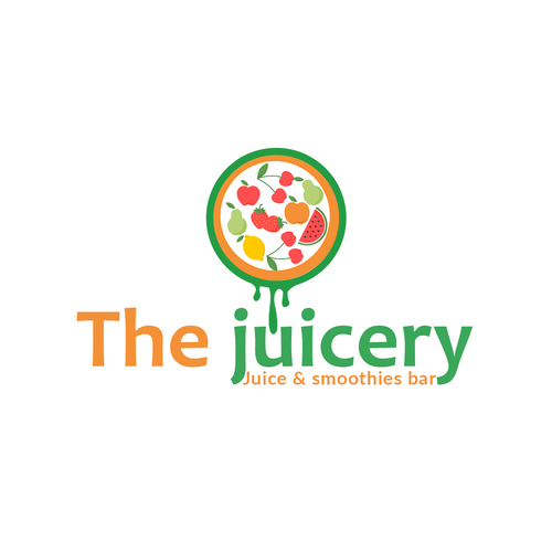 The Juicery, healthy juice bar need creative fresh logo Design by MR LOGO