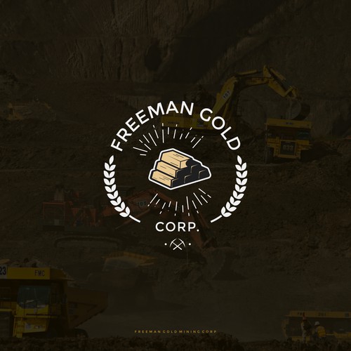 Gold Mining Company Logo Design réalisé par Chxvy