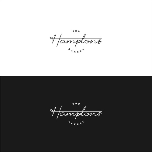 The Hamptons Bakery Logo Design by muha.dsgn