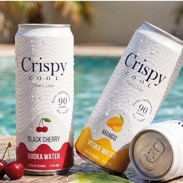 Crispy Cool – Minimalist Can Packaging & Flavor Line for Vodka Water