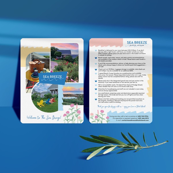 Welcome Letter for Bed and Breakfast Hotel.