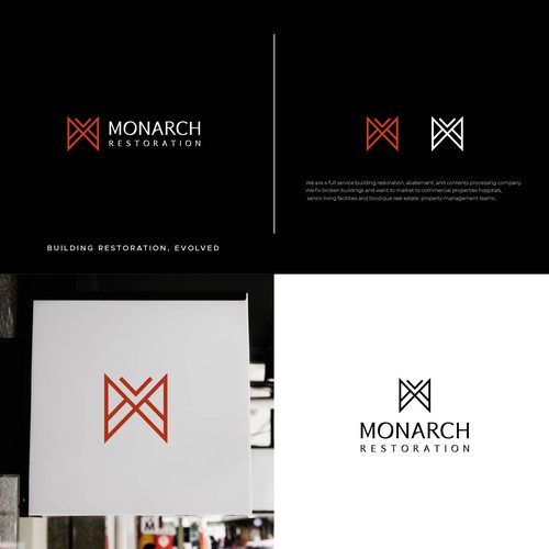 Design a modern clean logo package for a restoration company Design by Danny A