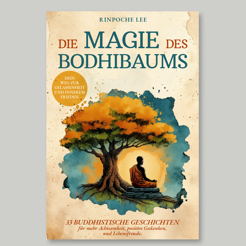 Design an appealing cover about Buddhist stories Design by Radmilica