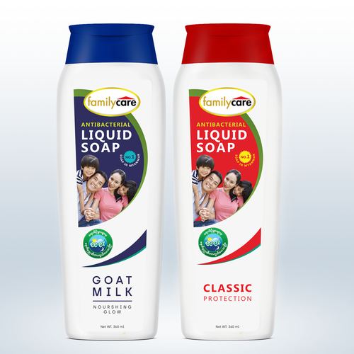 Label Design Contest For No 1 Soap Family Care Body Wash