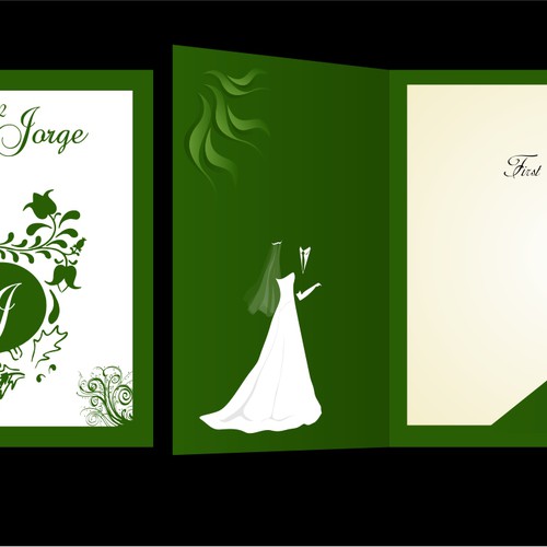 Wedding invitation card design needed for Yuyu & Jorge Réalisé par doarnora
