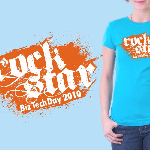 Give us your best creative design! BizTechDay T-shirt contest Design by anthronx