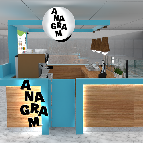 Design Design a 3D render for food serving kiosk di Ann Davis