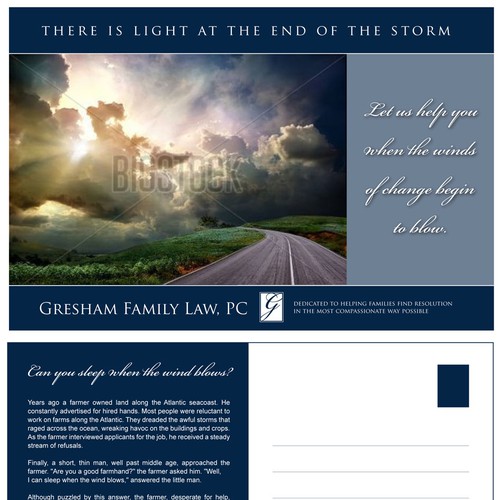 Gresham Family Law, PC needs a new postcard or flyer Ontwerp door Strudel