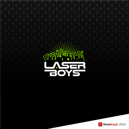 Upbeat logo design for laser-show hire/design company Design by rieddroid.™