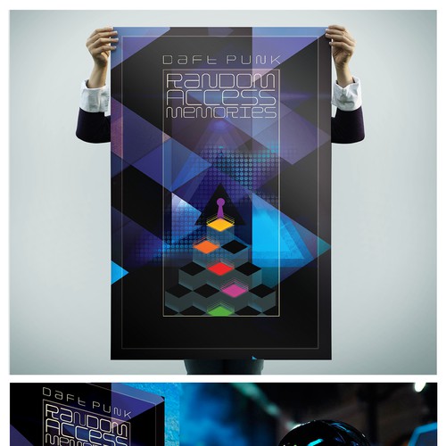 99designs community contest: create a Daft Punk concert poster Diseño de MaZal Artworks