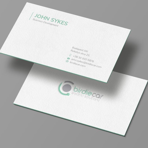 business card for company called birdie Design by Xclusive16