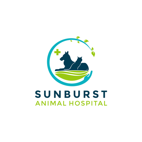 An eye-catching and classy logo for dog and cat veterinary hospital Design por yosh_