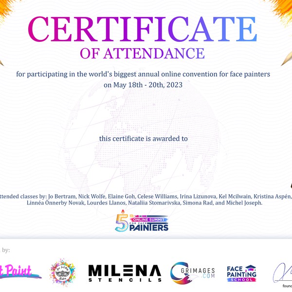 Certificate of Attendance