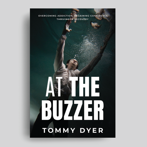 Book cover for inspirational, comeback story out of addiction into recovery! Design by ritasriharningsih