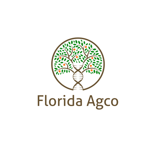 Agriculure services business logo with a focus on Florida Citrus Design by evano.