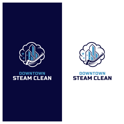 Create an eye catching logo for an innovative new steam cleaning company Réalisé par anggastrwn