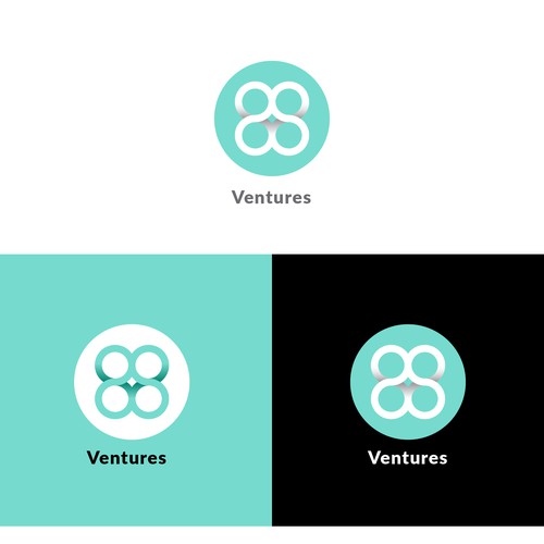 Creating an innovative new logo for 25 Ventures. Design by Janis Straut