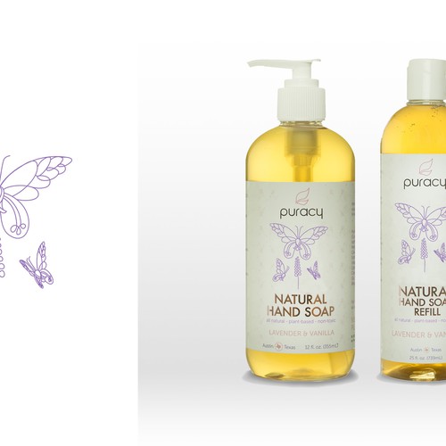 Create Whimsical Line Art Illustration for Organic Soap & Lotion Company Design by Pierre Ester