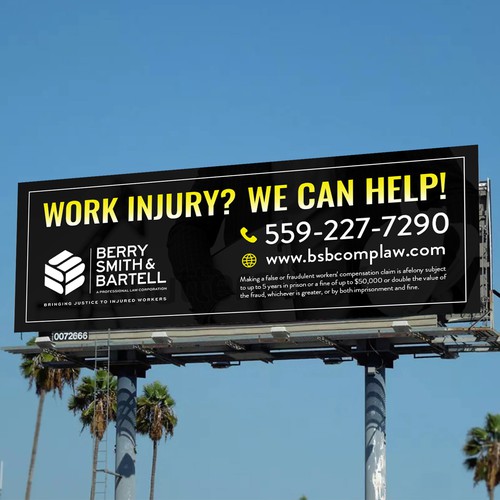 Law Firm Billboard Design by Deep@rt