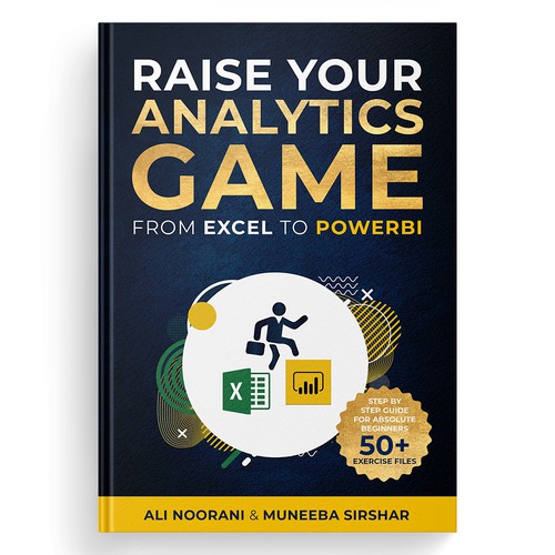 Design a cover for a Data Analytics Book Réalisé par m.creative