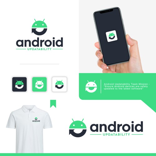 Android Updatability Team Logo Design by Rekker