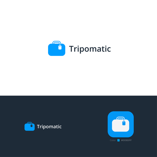 New logo for rebranding a trip planning app Design by Kr8v.in