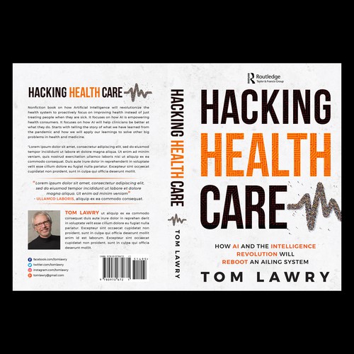 Hacking Healthcare Book Cover Design by Klassic Designs