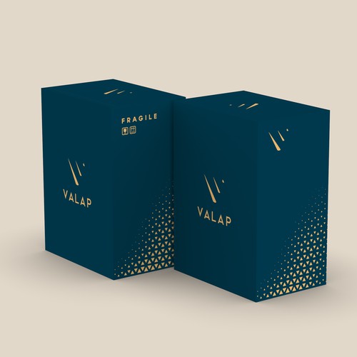 Clean packaging redesign (shippers) for the leader e-commerce wine company in France Design by Imee008