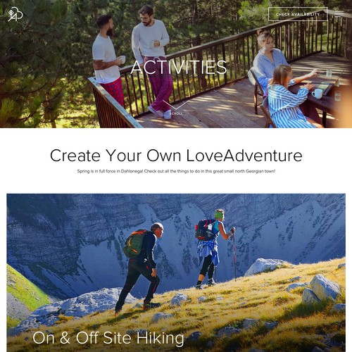 LoveAdventures Website Design by Obizzy