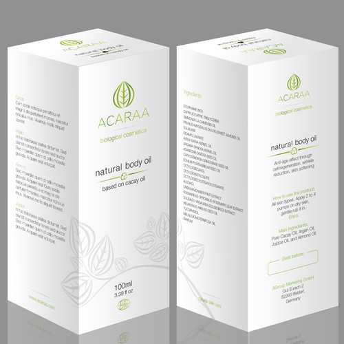 Creative Packaging Design for Natural Cosmetic Line Design by milan.kelecevic