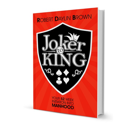 Create a bold and unique cover for a book teaching the lessons of manhood. Design by kostis Pavlou