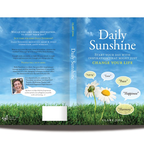 Design Daily Sunshine Book Cover - help people feel inspired, every day, and perhaps even change the world! por Paul.M.W