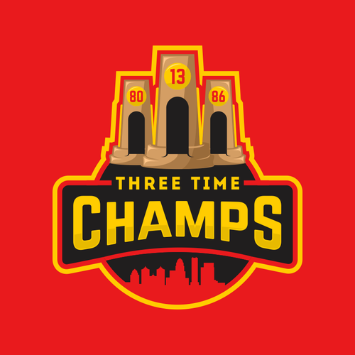 Basketball Logo for Team 'Three-Time Champs' - Your Winning Logo Featured on Major Sports Network Design by nuname