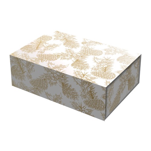 Design Design a Christmas Pattern for Luxury Decorative Gift Boxes por Digital Man ✅