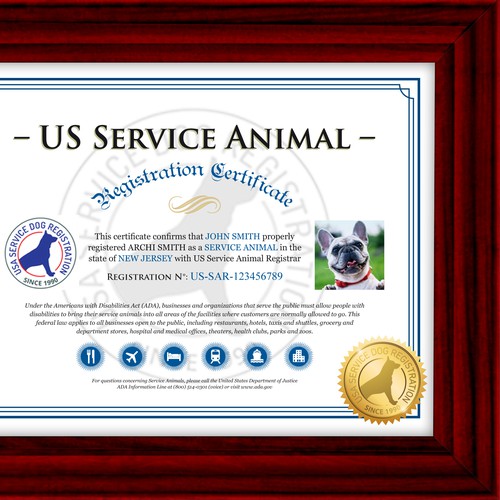 how can i get a certificate for a service dog