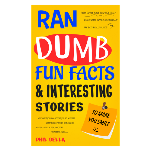 Ran-Dumb Fun Facts Book Cover Design by HarshGogri