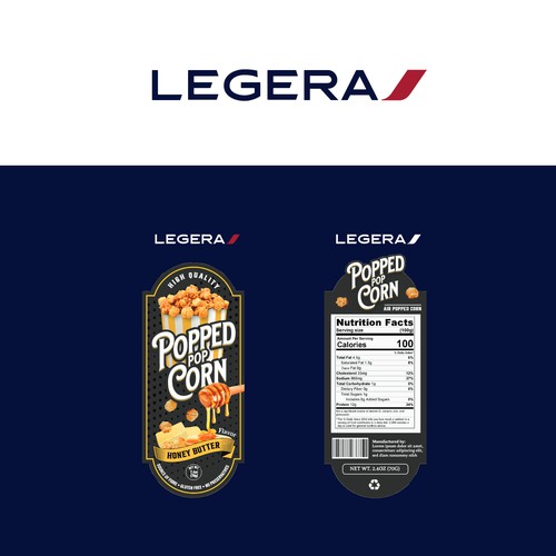 Logos Project - LEGERA - confectionary &  cereals category Design by Bea1990