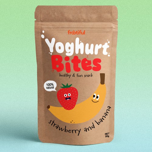 DESIGN PACKAGING FOR CHILDREN SNACK  - FUN, STAND OUT, MODERN Design by dweikert