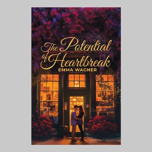 Silhouettes in love + sunshine + youthful + bookstore = The Potential of Heartbreak Design by EsoWorld