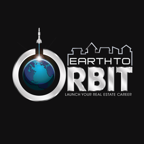 Realistic Logo for "Earth to Orbit" Sales Course. Achieve financial freedom through real estate. Design by Luc99